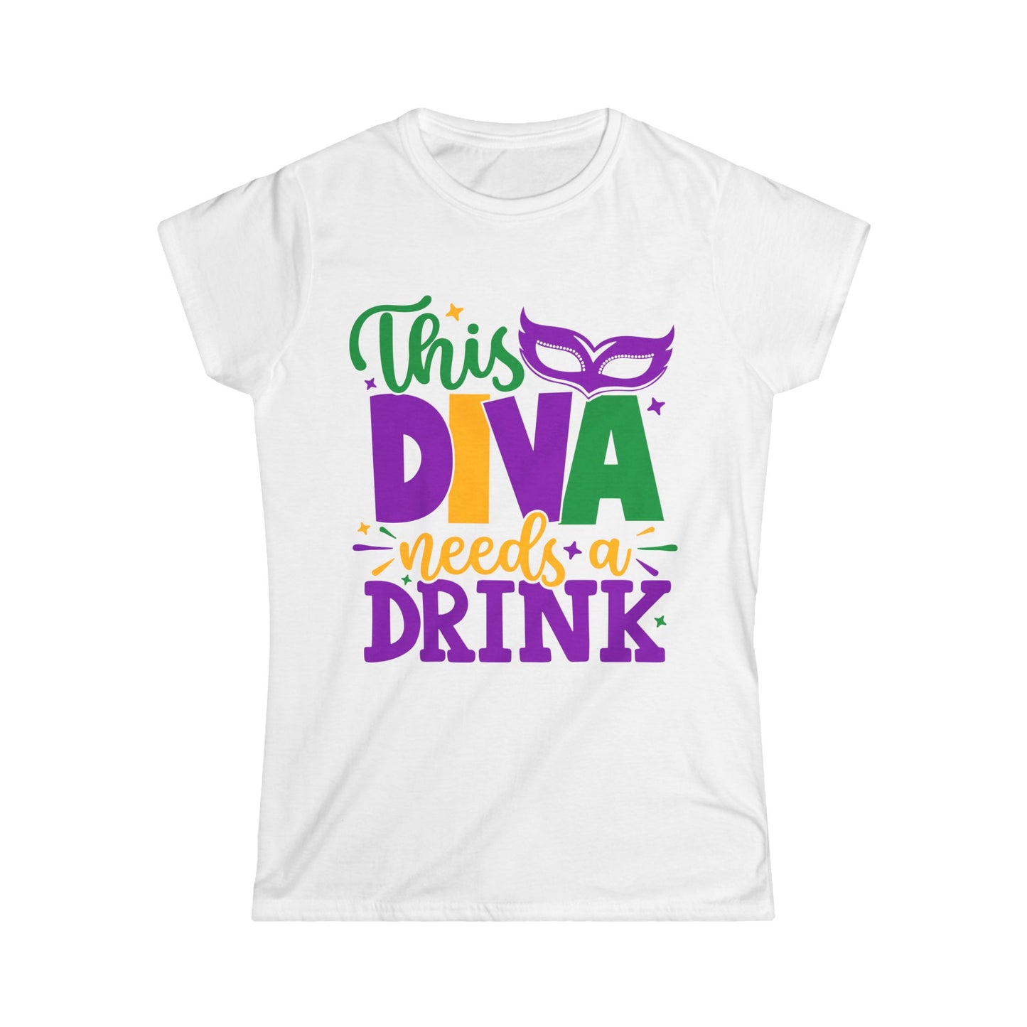 This Diva Needs A Drink Women's Tee