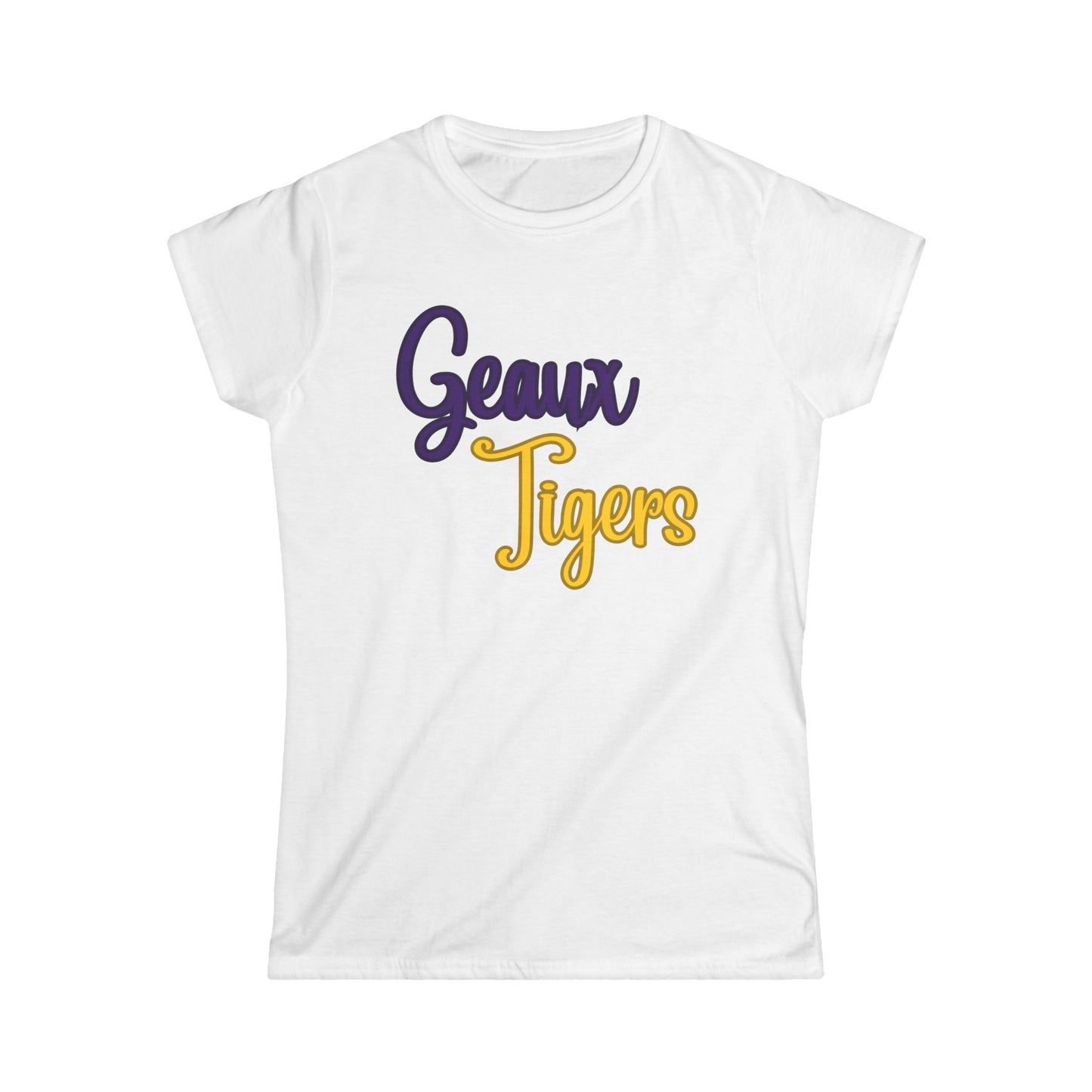 Geaux Tigers Written Women's Tee