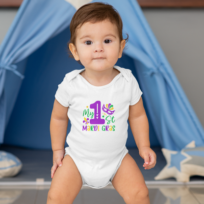 My 1st Mardi Gras Onesie