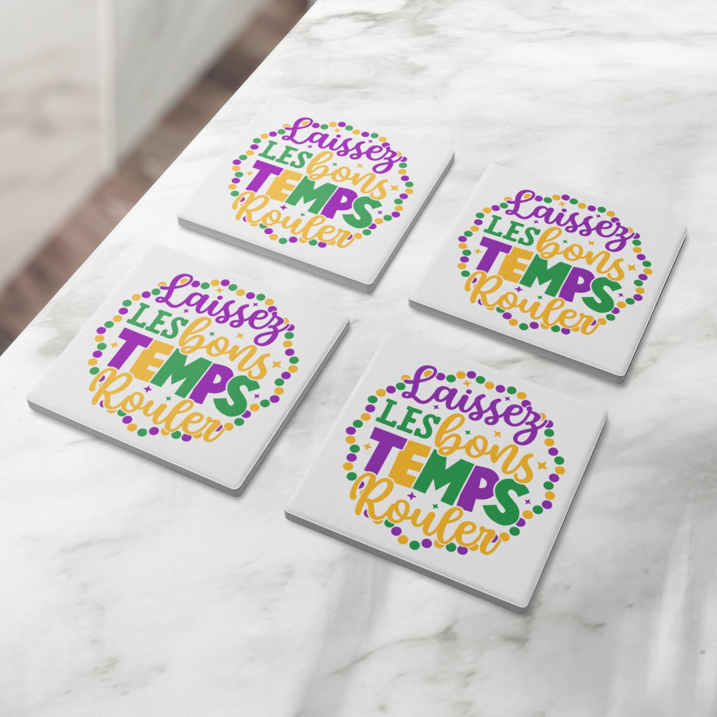 Laissez Les Bons Temps Rouler Mardi Gras Coasters