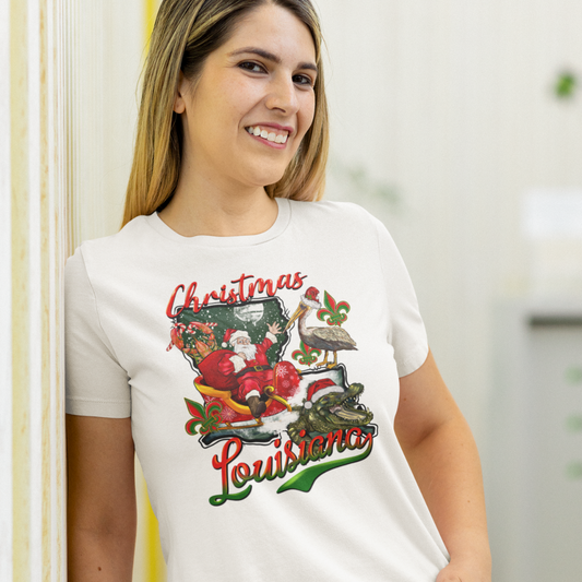 Christmas Louisiana Tee