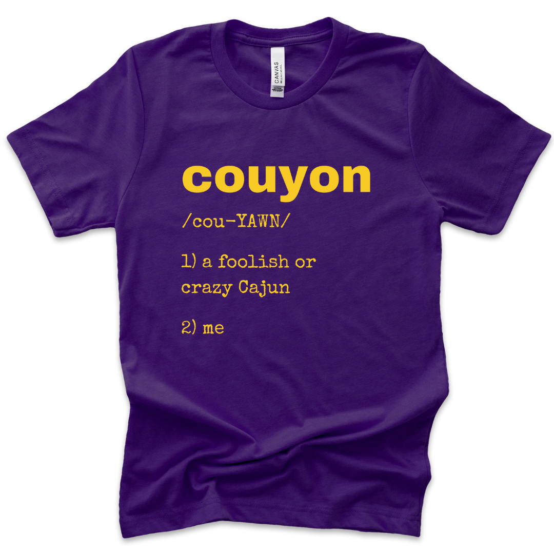 Couyon Definition Tee - LSU Edition