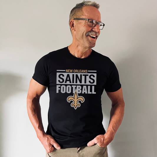 N.O. Saints Football Tee