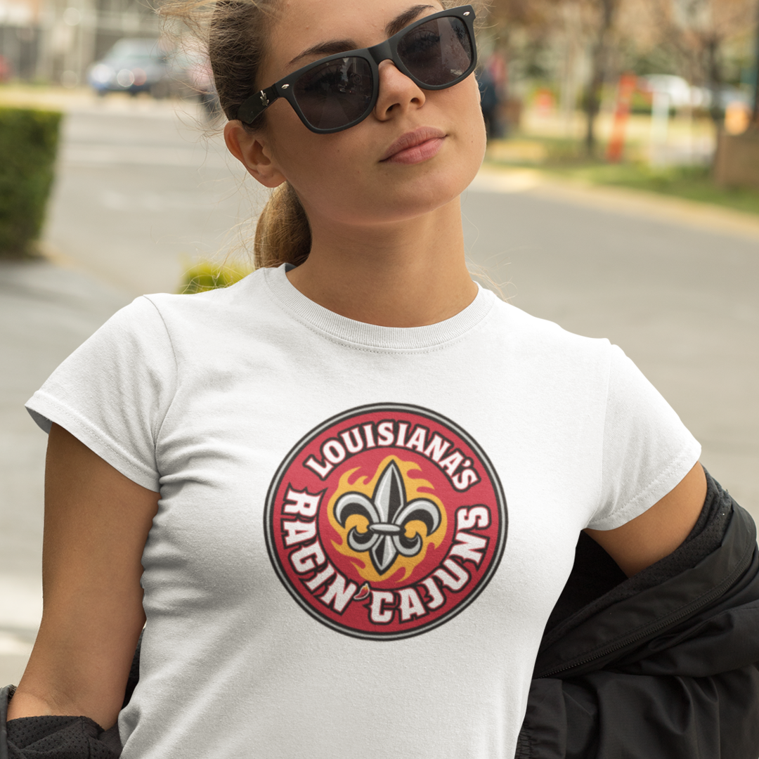 Ragin' Cajuns Round Women's Tee