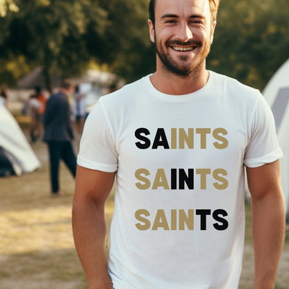 Saints 3x Tee