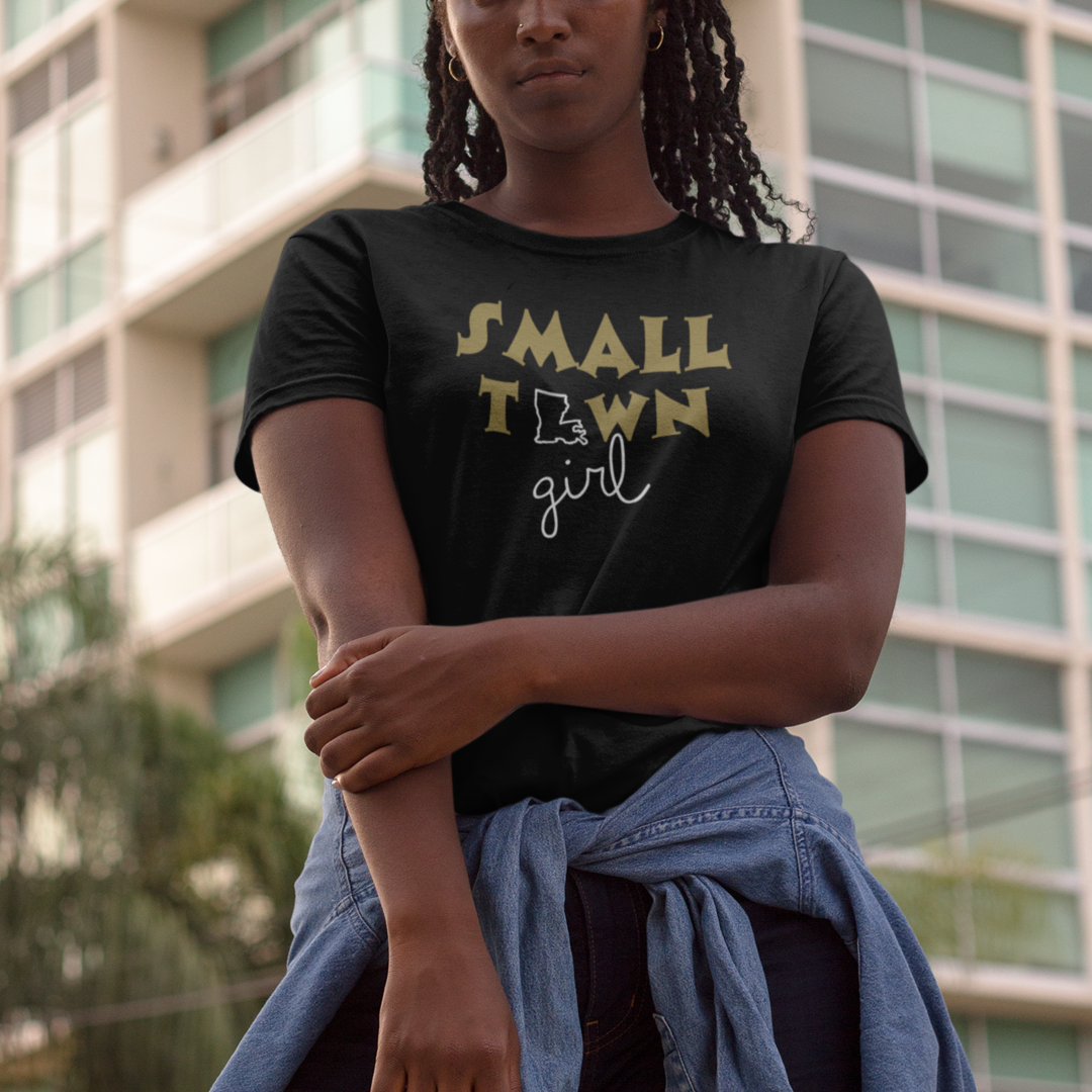 Small Town Girl Tee - Saints Edition