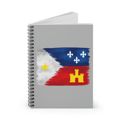 Acadiana Flag Spiral Journal Notebook