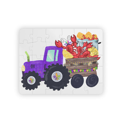 Crawfish Boil Tractor 30-piece Puzzle