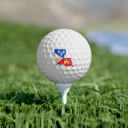 Acadiana Flag Louisiana Golf Balls