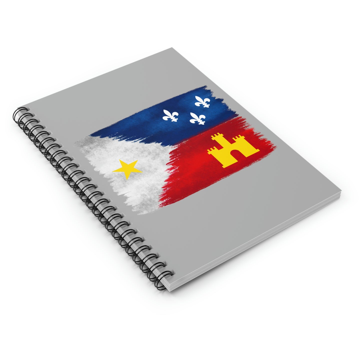 Acadiana Flag Spiral Journal Notebook